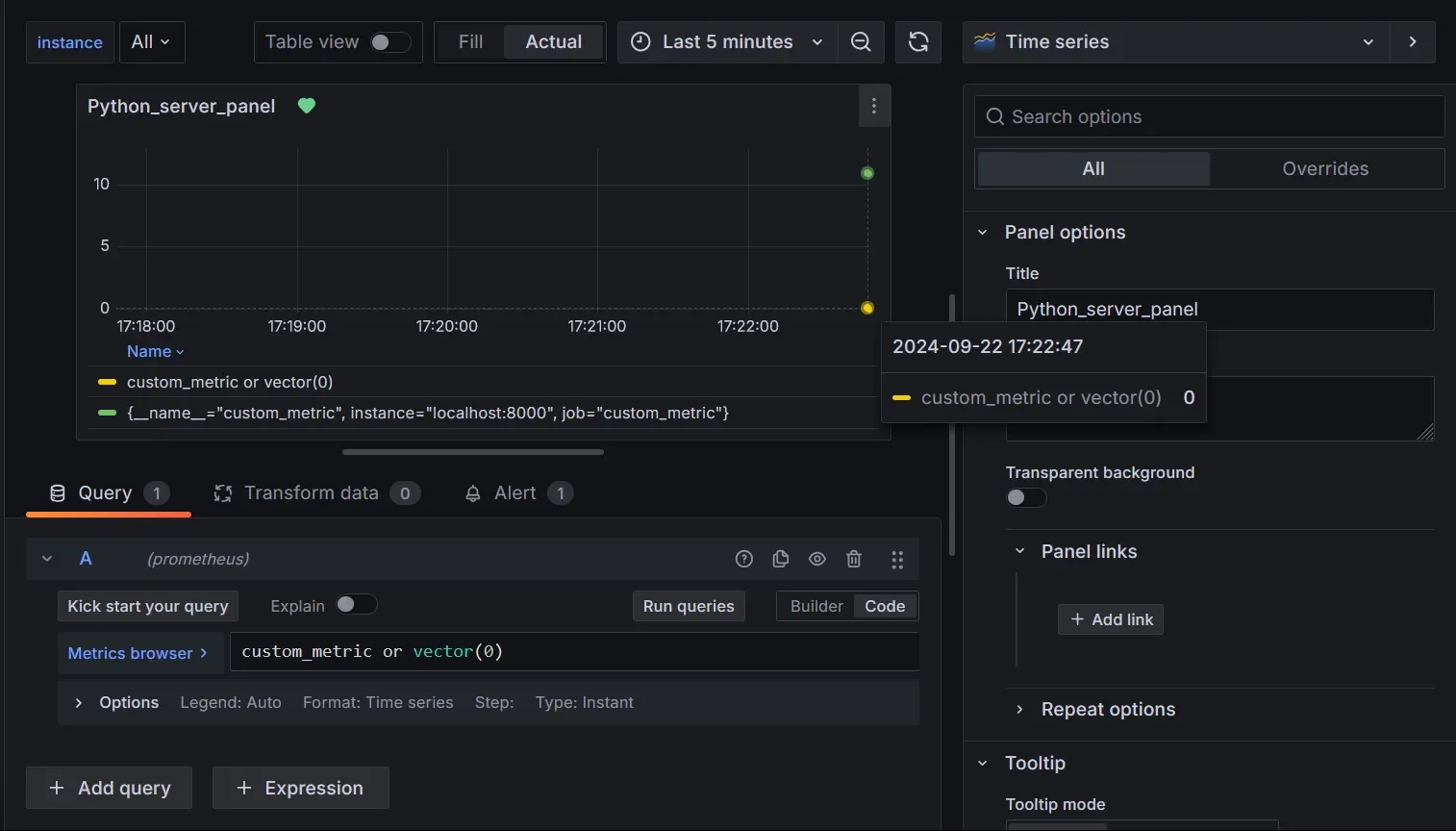 Handling missing data with vector(0)