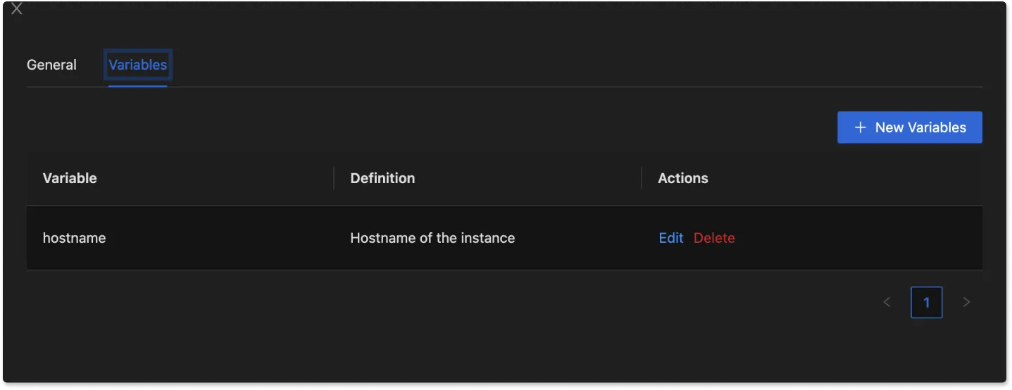 Select hostname from Hostmetrics Dashboard in SigNoz UI